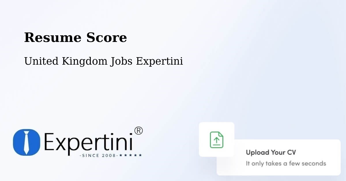 Resume Score & Job Description Match Tool – Dalserf - United Kingdom Jobs Expertini